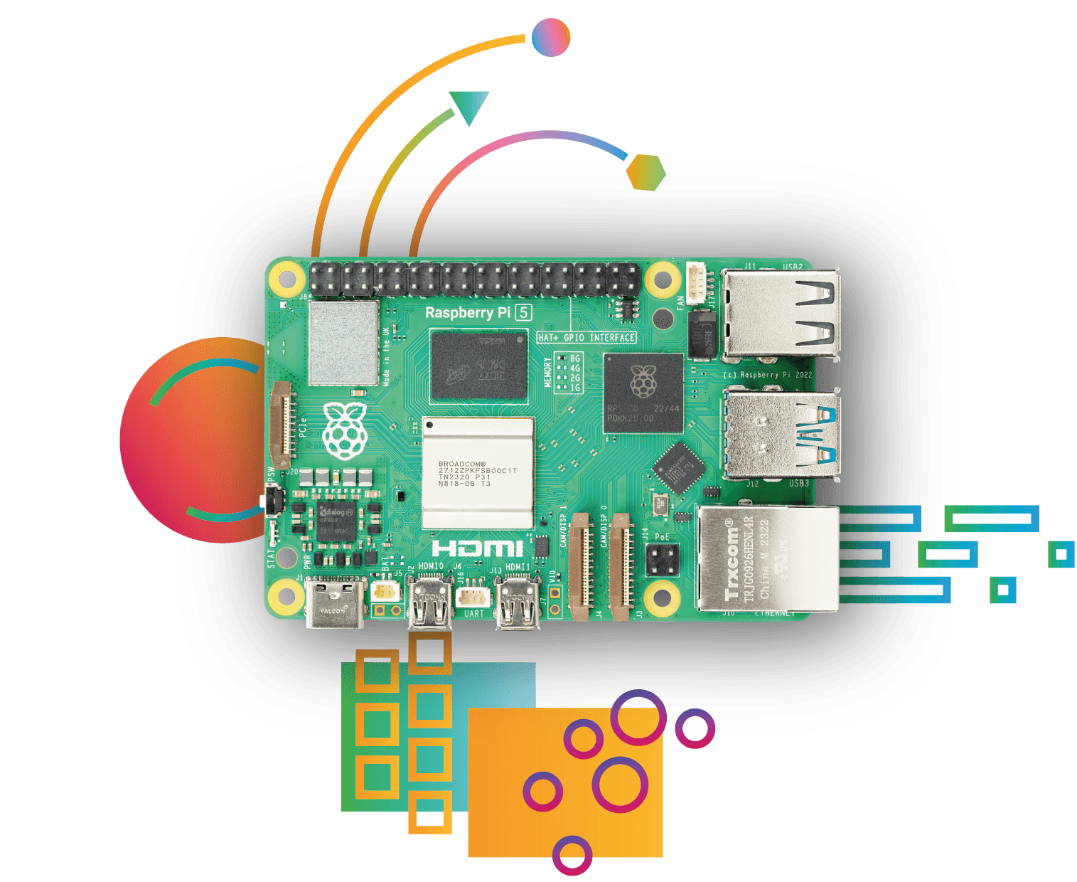 Raspberry Pi 5 single-board computer